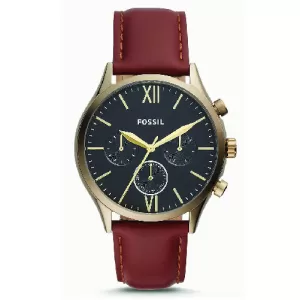 Townsman 44mm Chronograph Brown Leather Watch