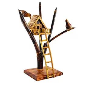 Mahalaxmi Bamboo Tree House Showpiece