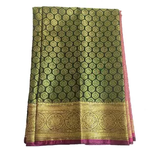 Banarasi Saree Olive 